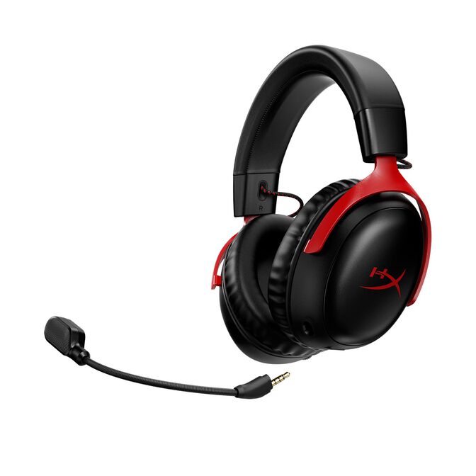 Auriculares HyperX Cloud III DTS Wireless/Bluetooth Negro/Rojo image number 2