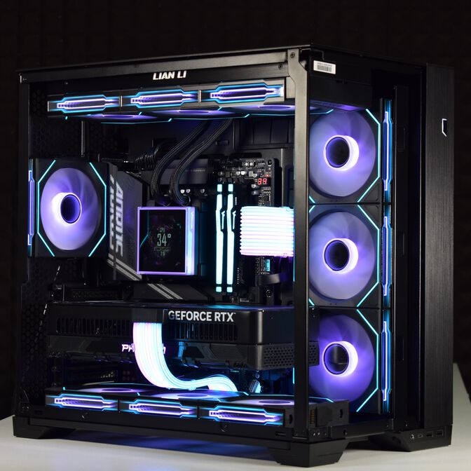 Ordenador King Mod Gamer-PC Ryzen 7 9850X3D 32GB DDR5 2TB RTX 5090 WiFi W11 image number 1