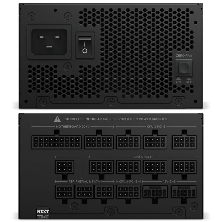 Fuente Alimentación NZXT C 1500W 80+ Platinum ATX 3.1 PCIe 5.1 image number 5