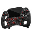 Volante Asetek SimSports Invicta Formula 4.3" LCD, USB-C, Red on Black image number null