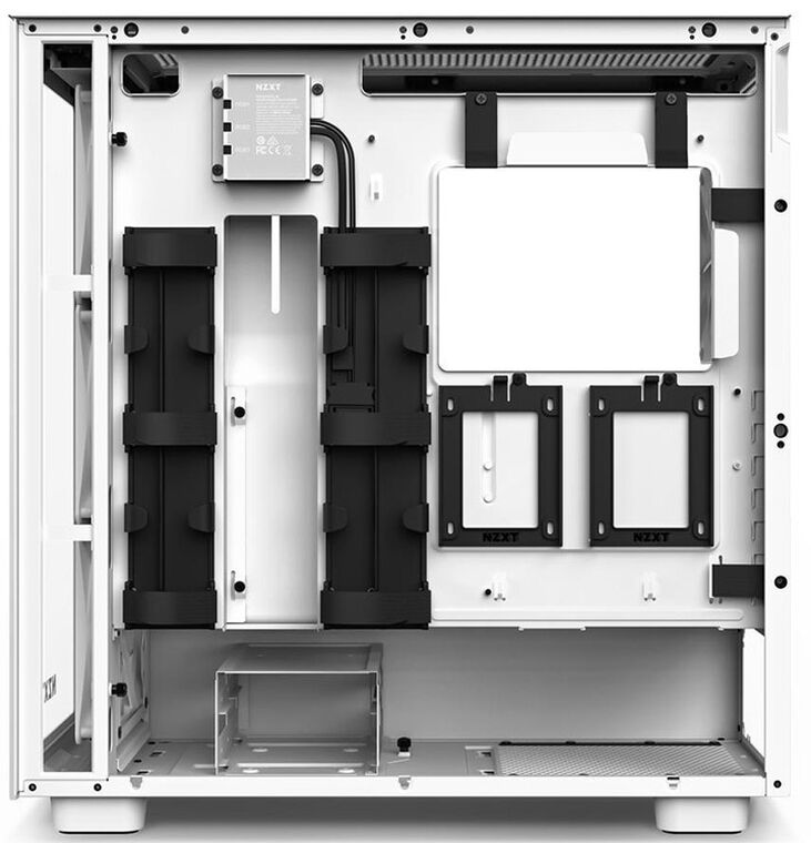 Torre ATX NZXT H7 Elite RGB Blanca Cristal Templado image number 4