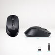 Rat&oacute;n Tooq TQMW-1101-B Wireless 1600DPI Negro image number null
