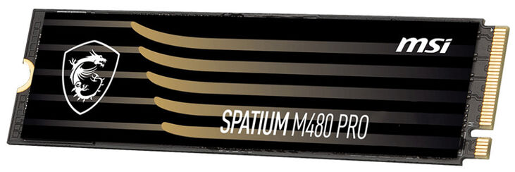 SSD MSI SPATIUM M480 Pro 2TB Gen4 M.2 NVMe (7400/7000MB/s) image number 2