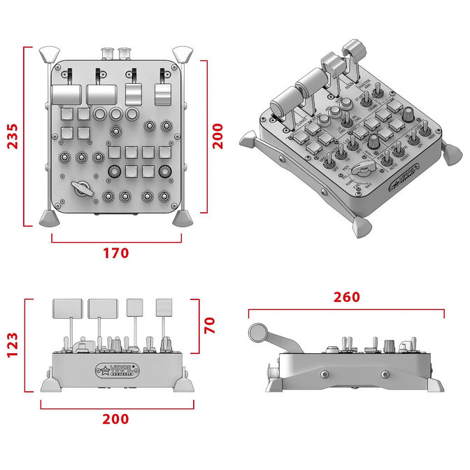 Painel Controlo VIRPIL Universal Control Panel 3, 30 elementos image number 5