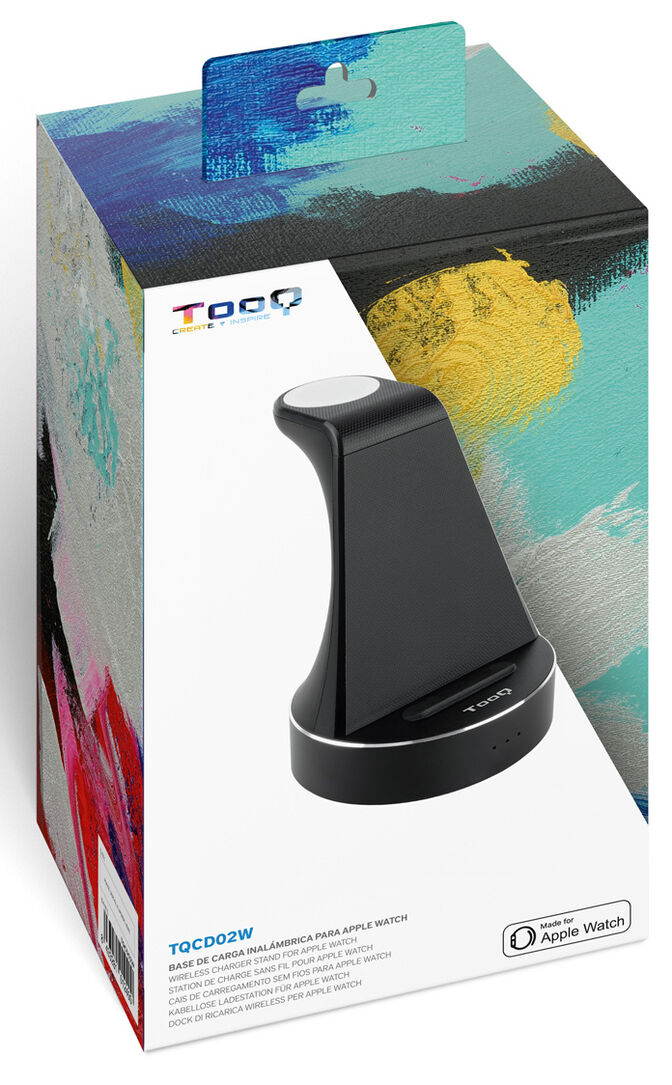 Dock de Carga Wireless Tooq AppleWatch y iPhone/Smartphone image number 1
