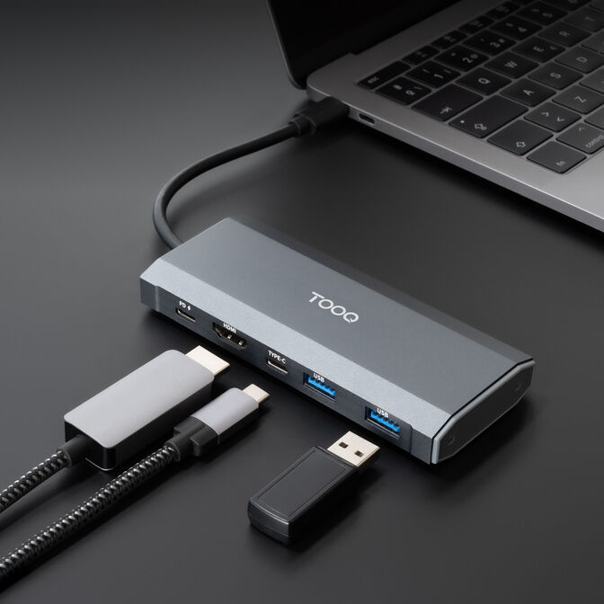 Caja SSD con HUB Tooq TQE-2241G M.2 NGFF/NVMe USB3.2 Gen 2 image number 4