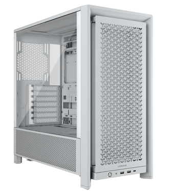 Torre ATX Corsair Frame 4000D Performance Blanco Cristal Templado