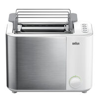 Tostadora Braun HT 5015 WH Blanco/Inox