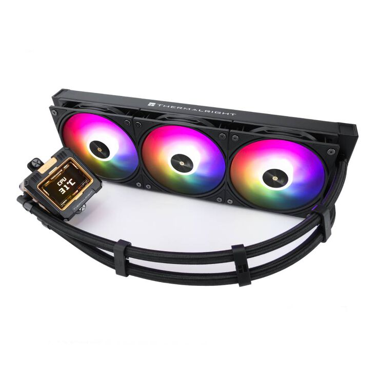Kit Refrigeración Líquida Thermalright Frozen Warframe ARGB Negro - 360mm image number 2