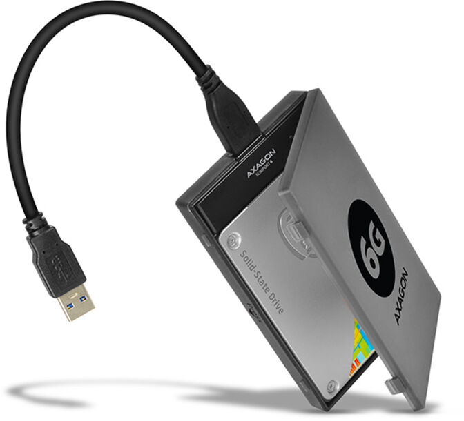 Adaptador AXAGON ADSA-1S6 SLIMPort6, USB 3.0, 2,5" SSD/HDD, SATA 6G - Caja Inclu&iacute;da image number 0