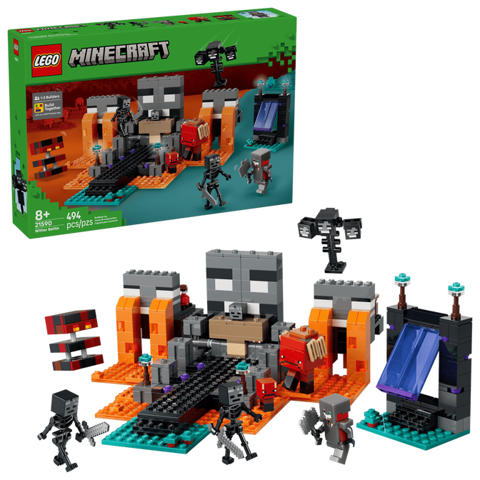 LEGO Minecraft: La Batalla contra el Wither, 494 Piezas (21590) image number 0