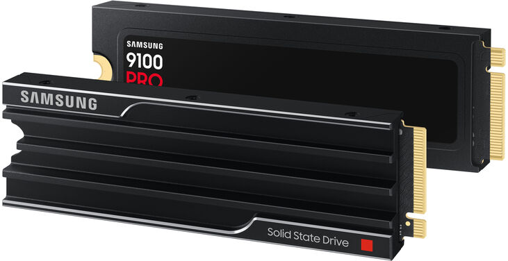 SSD Samsung 9100 Pro 4TB Heatsink Gen5 M.2 NVMe (14700/13300MB/s) image number 7