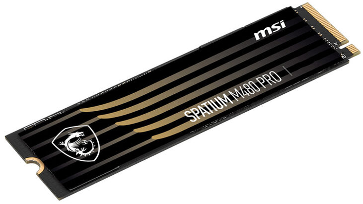 SSD MSI SPATIUM M480 Pro 2TB Gen4 M.2 NVMe (7400/7000MB/s) image number 3