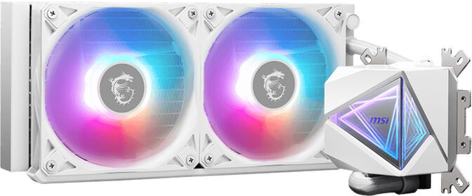 Refrigeraci&oacute;n Liquida CPU MSI MAG CORELIQUID I240 ARGB Blanco image number 1