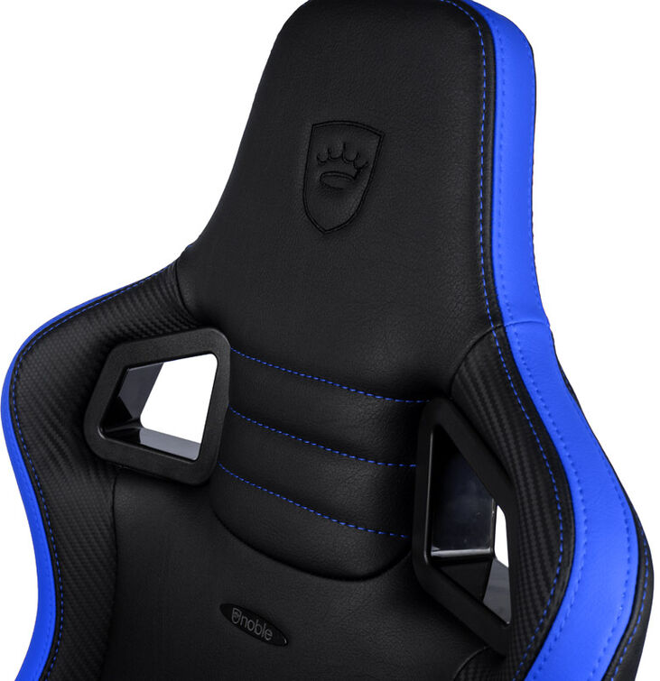 Silla noblechairs EPIC Compact - Negro /Carbono /Azul image number 7