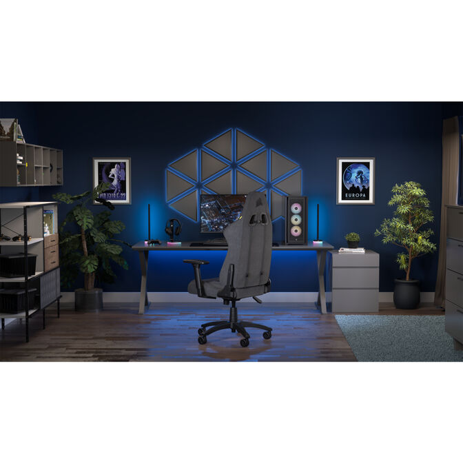 Silla Gaming Corsair TC100 RELAXED - Fabric Gris/Negro image number 11