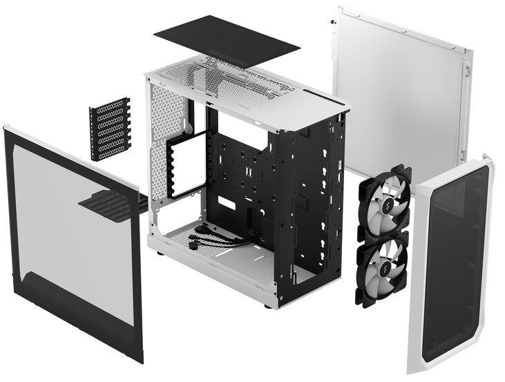 Torre ATX Fractal Design Focus 2 White RGB image number 9
