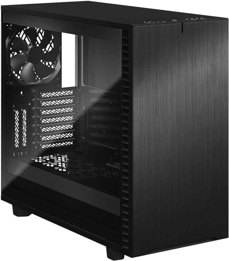 Torre E-ATX Fractal Design Define 7 Black Light Cristal Templado image number 1