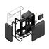 Caja ATX Hyte X50  Vidrio Templado Pitch Black image number null