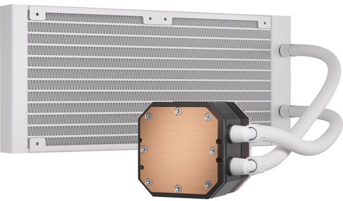 Refrigeraci&oacute;n L&iacute;quida CPU Corsair iCUE H100i ELITE CAPELLIX XT 240mm Blanco image number 2