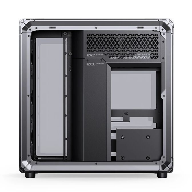Caja ATX Jonsbo X400 PRO Vidrio Templado Curvo Gris image number 3
