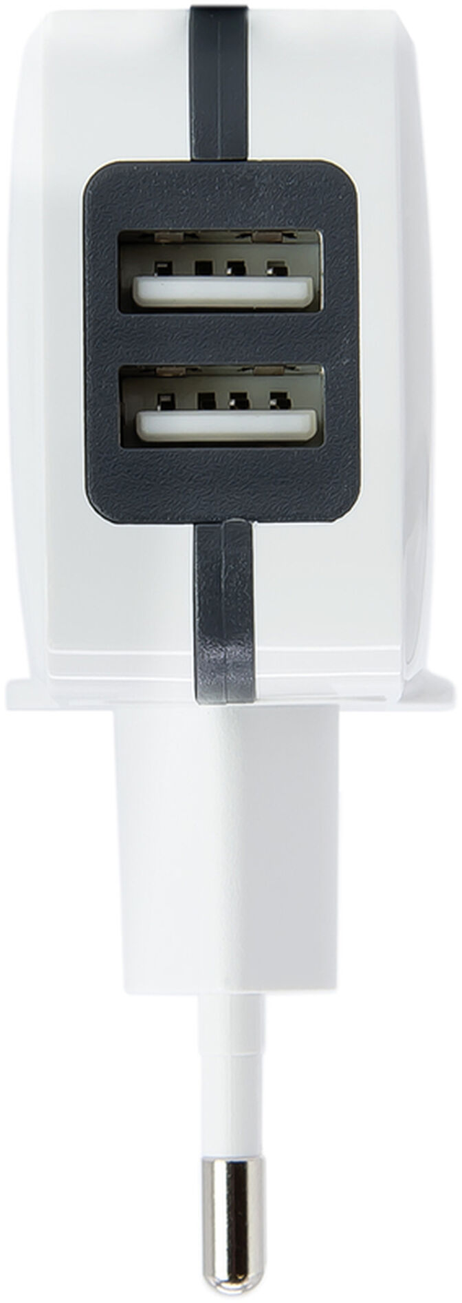 Cargador Tooq 2x USB 5V 3.4A com Controlo AI - Blanco image number 3