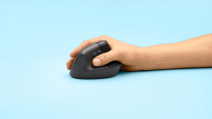 Ratón Laser Logitech Lift Vertical Ergonómico Wireless 4000DPI Graphite image number 2