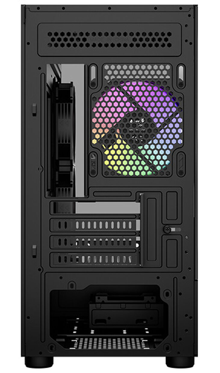 Caja Micro-ATX Aerocool Viewport Mini Vidrio Templado Negro image number 2