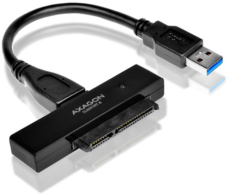 Adaptador AXAGON ADSA-1S6 SLIMPort6, USB 3.0, 2,5" SSD/HDD, SATA 6G - Caja Incluída image number 1