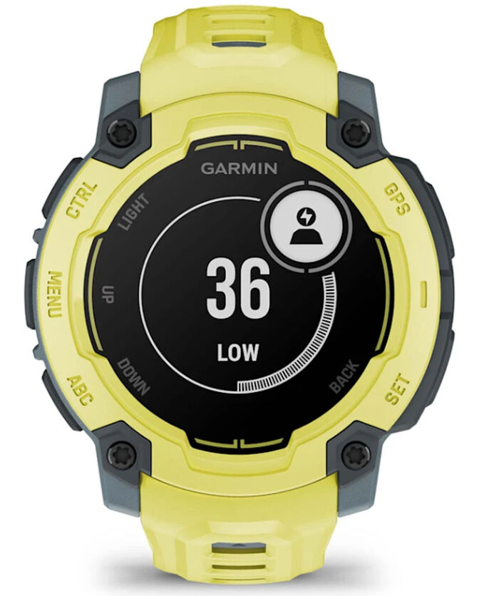 Smartwatch Garmin Instinct E 45mm Amarelo image number 6