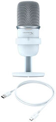 Micr&oacute;fono HyperX SoloCast StandalONE USB Blanco image number null