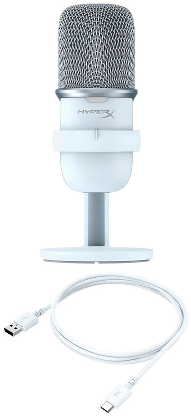 Micr&oacute;fono HyperX SoloCast StandalONE USB Blanco image number 5
