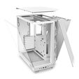 Torre ATX NZXT H6 Flow Blanca Cristal Templado image number null