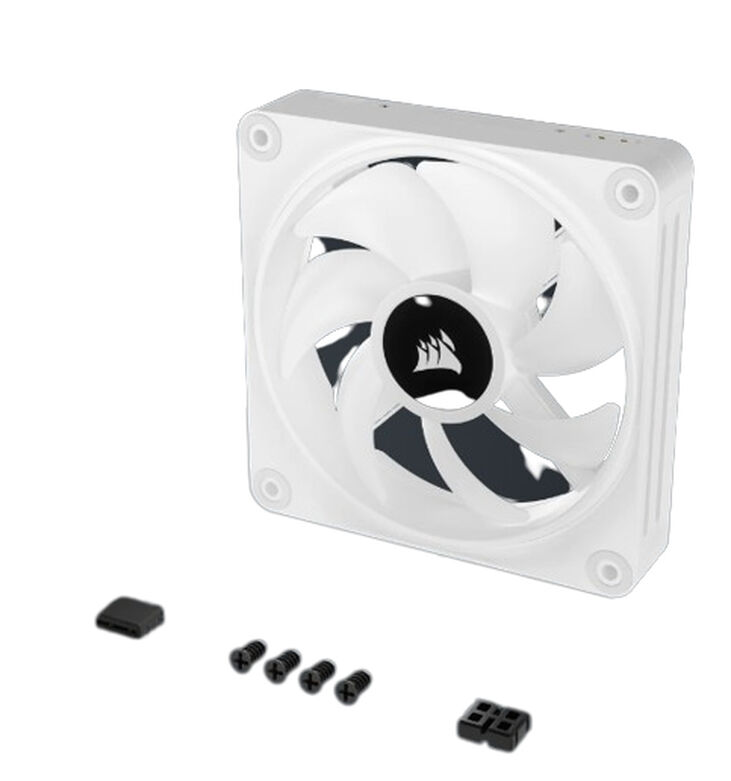 Ventilador Corsair iCUE Link QX120 RGB PWM Blanco 120mm (Expansion Kit) image number 5