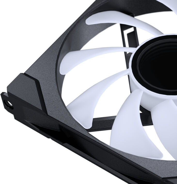 Ventilador Phanteks M25 Gen2 140mm PWM D-RGB Negro (Pack 3) image number 5