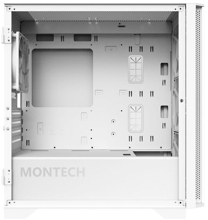 Caja Micro-ATX Montech AIR 100 ARGB Vidrio Templado Blanco image number 2