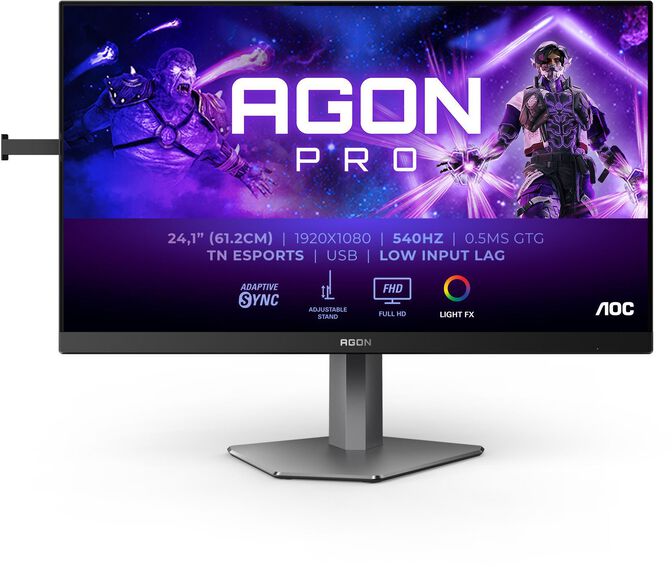 Monitor AOC AGON PRO 24.1" AG246FK Ultra-Fast TN (eSports) FHD 540Hz 0.3ms Adaptive Sync HDR400 image number 0