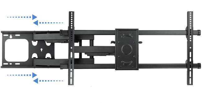 Soporte de Pared Tooq Tilt 6 Pivots 43" a 90" Max. 75Kg image number 4