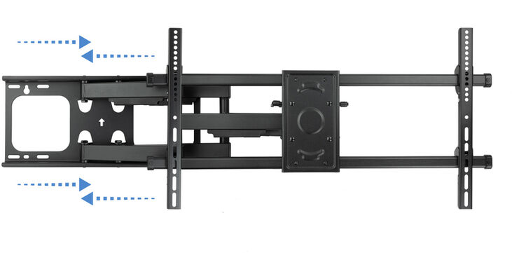Soporte de Pared Tooq Tilt e GiRatónrio 3 Pivots 43" a 90" Max. 75Kg image number 4