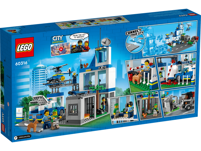 LEGO City: Comisar&iacute;a de Polic&iacute;a, 668 Piezas (60316) image number 1