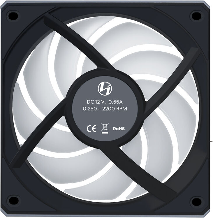 Ventilador Lian Li UNI FAN CL120 Wireless RGB Reverse Blade PWM Negro 120mm (Pack 3) image number 2