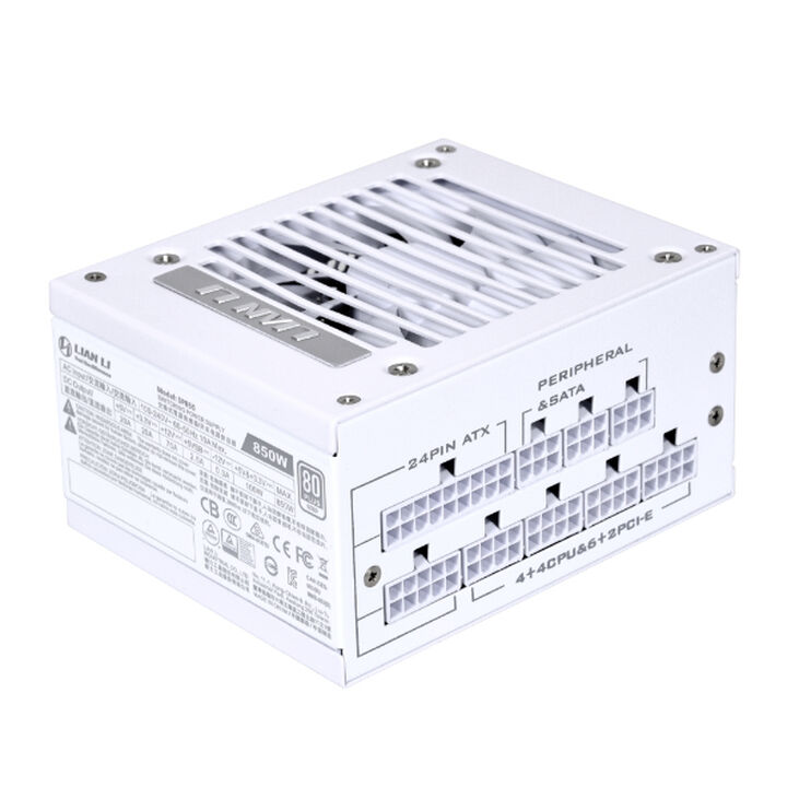 Lian Li SP850WHITE unidad de fuente de alimentación 850 W 20-pin ATX SFX Negro image number 1