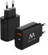 Cargador Ewent EW1319 USB-C/USB-A Fast Charger 20W Negro image number null