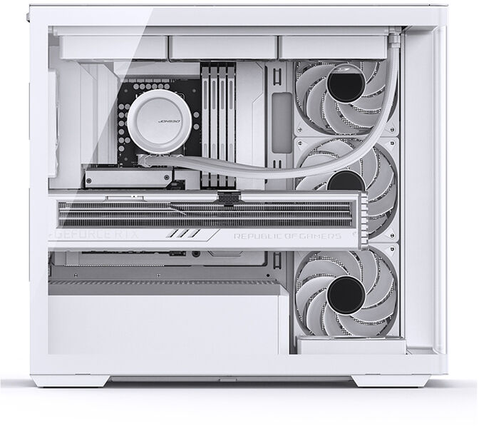 Caja Micro-ATX Jonsbo D300 Vidrio Templado Blanco image number 6
