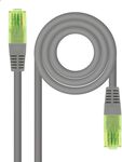 Cable de Red Patchcord Nanocable RJ45 CAT.6 UTP AWG26 CCA 0.25 M Gris image number null