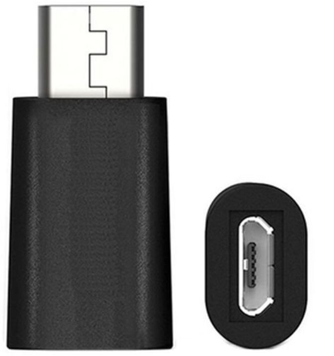 Adaptador Gigabit Ewent USB-C Macho para Micro USB Hemea Negro image number 0
