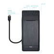 Caja Midi Tower Tooq PRISMA ULTRA C/Fuente Alimentaci&oacute;n 500W USB-C image number null