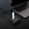 Dock Tooq para 2xSSD M.2 NVMe PICe USB-C3.2 Gen2 Clone Negro image number null