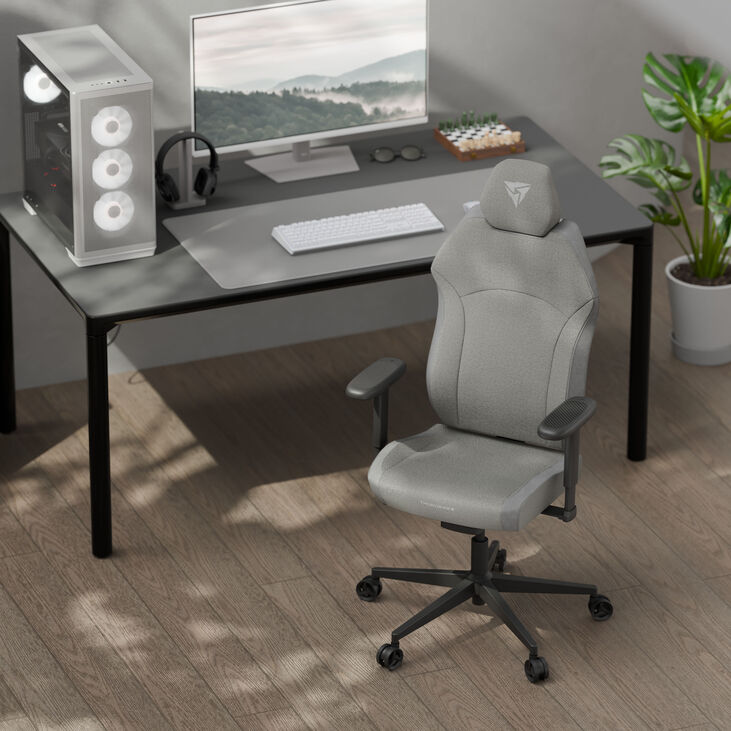Silla Gaming Ergonomica ThunderX3 SOLO 360 - Loft Light Grey image number 10