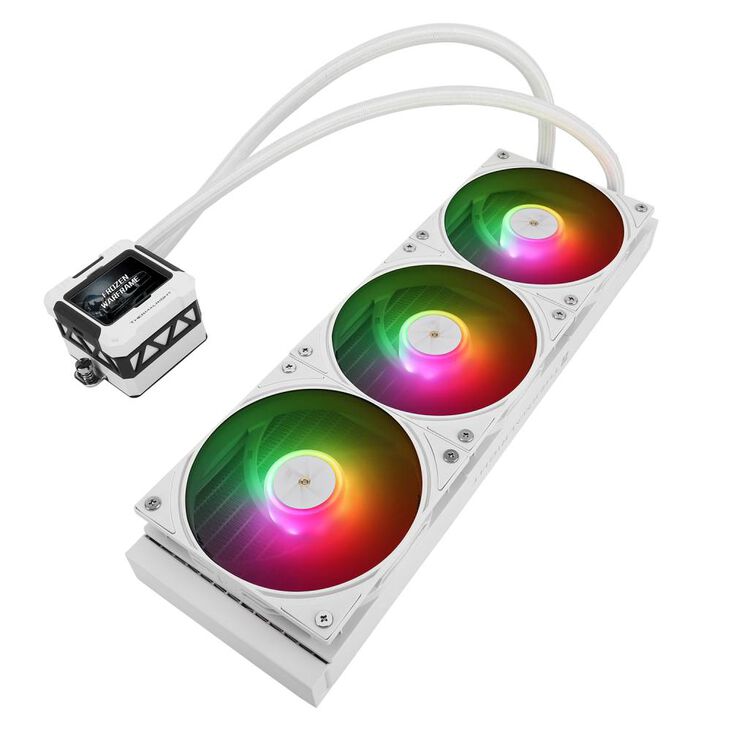 Kit Refrigeración Líquida Thermalright Frozen Warframe ARGB Blanco - 360mm image number 3